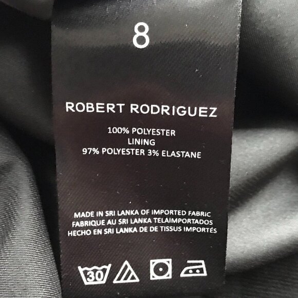 ROBERT RODRIGUEZ Sleeveless Fit Flare A-Line Dress Pink/Black 8 - Picture 12 of 16